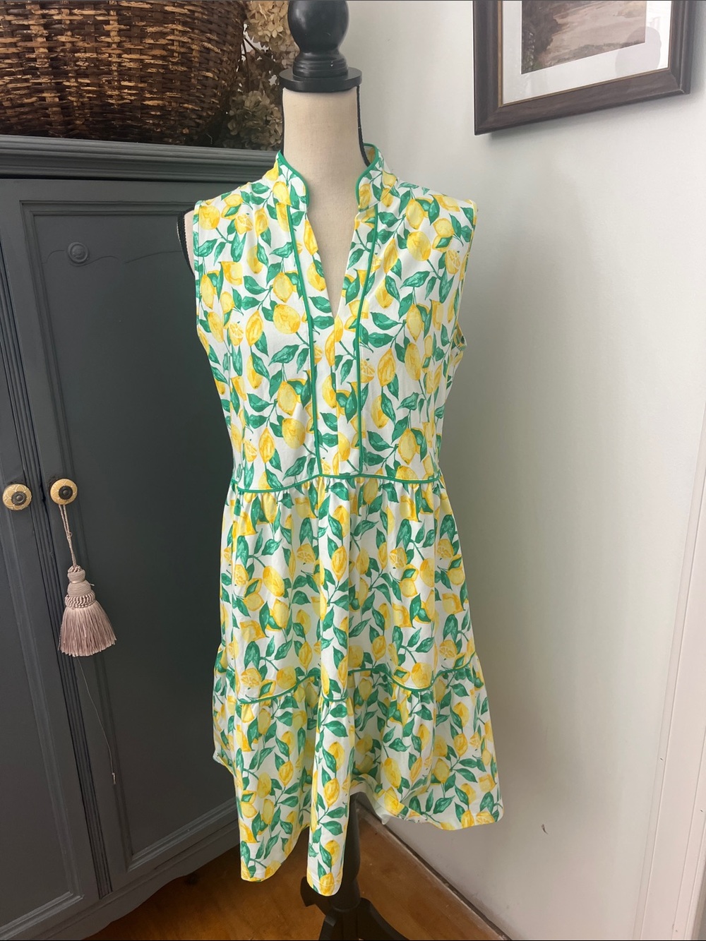 Duffield Lane THE ROBIN DRESS IN LEMONADE - Picture 5 of 7
